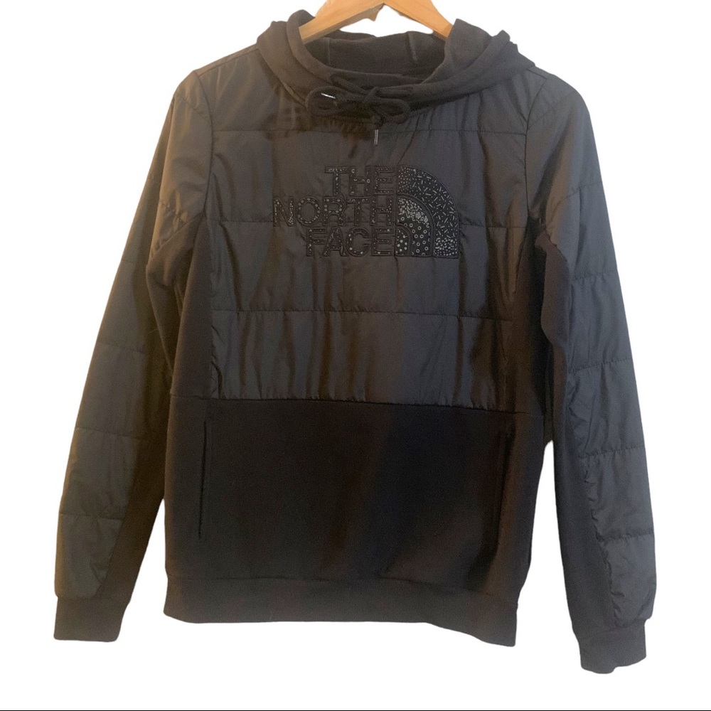 The North Face Woman’s Black Quilted Teddy Jacket Petite Small